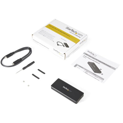 StarTech.com USB-C 10Gbps M.2 NVMe PCIe SSD Enclosure - Rugged Aluminum External M.2 PCIe M-Key Case IP67 Rated - 1GB/s Read/Wr - Image 4