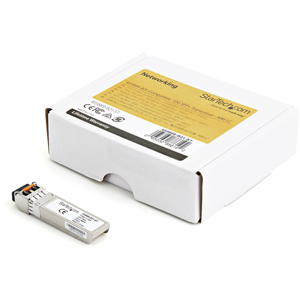StarTech.com HPE 455889-B21 Compatible SFP+ Module - 10GBASE-LRM - 10GbE Multi Mode Fiber Optic Transceiver - 10GE Gigabit Ethe - Image 2