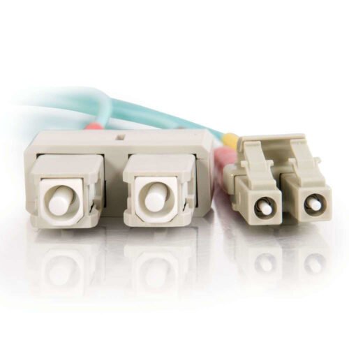 C2G 85531 InfiniBand/fibre optic cable 1 m LC SC OFNR Turquoise - Image 3