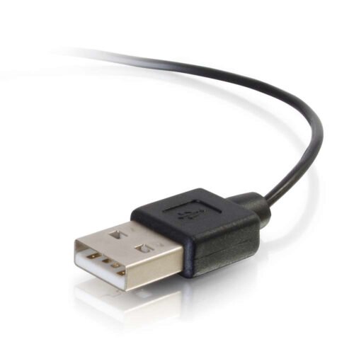 C2G 81708 USB cable USB 2.0 0.46 m USB A Micro-USB B Black - Image 2