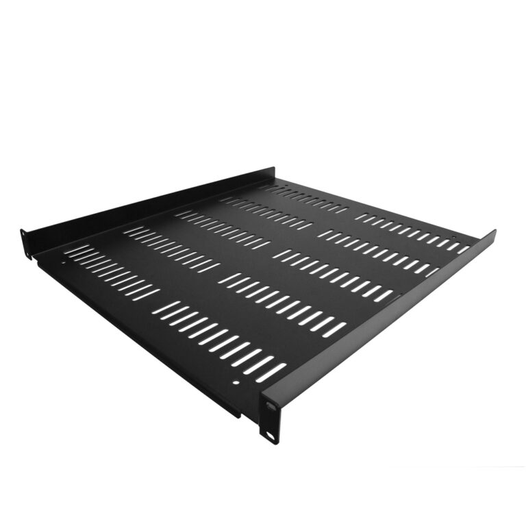 StarTech.com 1U Server Rack Shelf - Universal Vented Rack Mount Cantilever Tray for 19" Network Equipment Rack & Cabinet - Dura