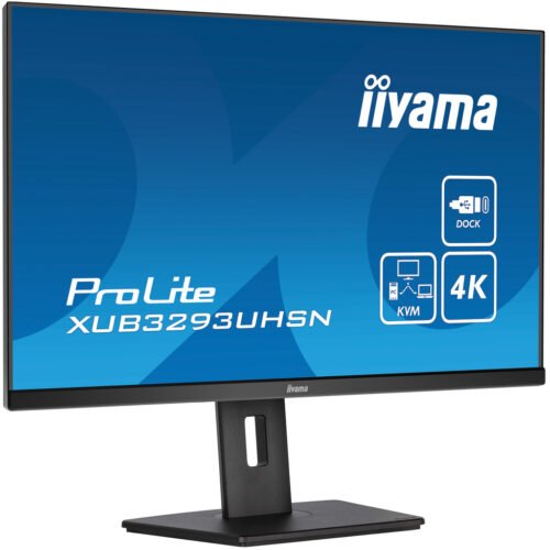 iiyama ProLite 32’’ IPS panel with KVM switch, USB-C dock and RJ45 (LAN) - Image 3