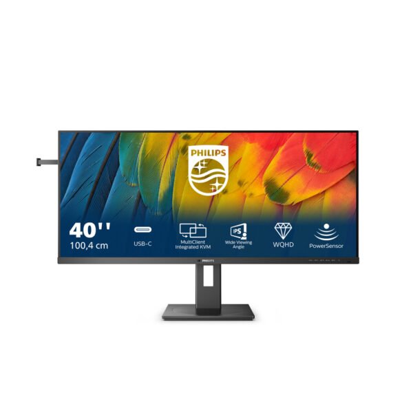 Philips 5000 series 40B1U5600/00 computer monitor 101.6 cm (40") 3440 x 1440 pixels Wide Quad HD LCD Black - Image 9