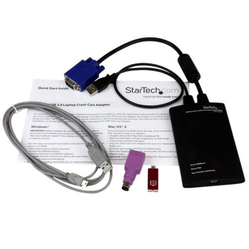 StarTech.com KVM Console to USB 2.0 Portable Laptop Crash Cart Adapter - Image 3