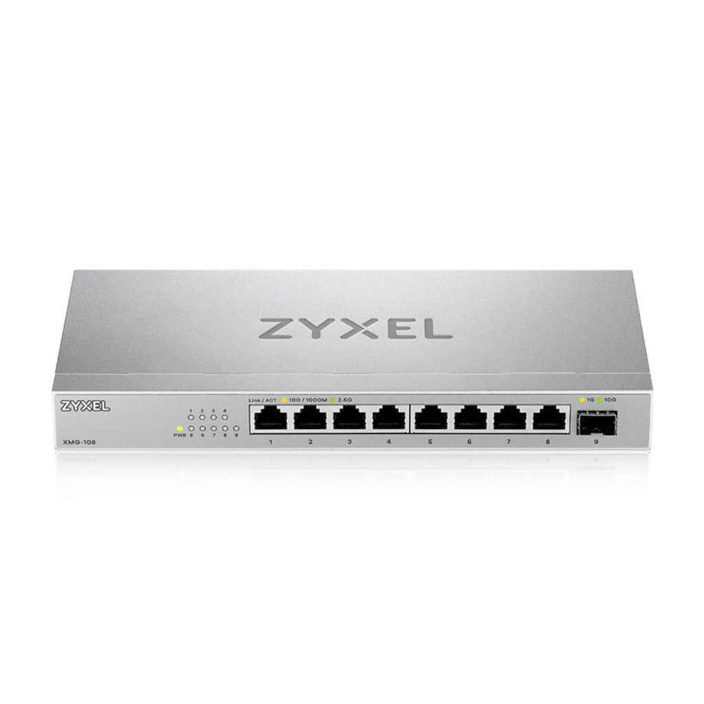 Zyxel XMG-108 Unmanaged 2.5G Ethernet (100/1000/2500) Silver - Image 2