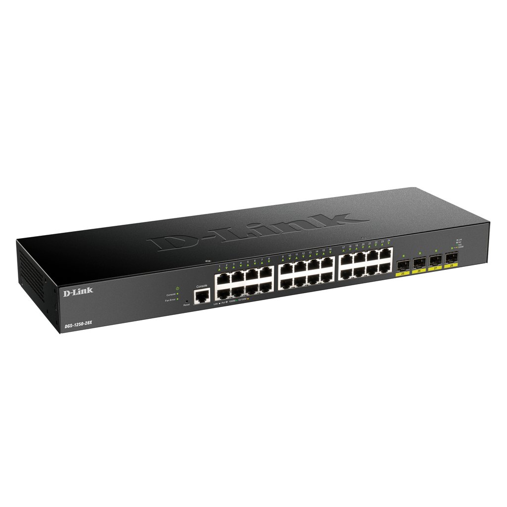 D-Link 24-port Gigabit Smart Managed Switch with 4x 10G SFP+ - Image 2