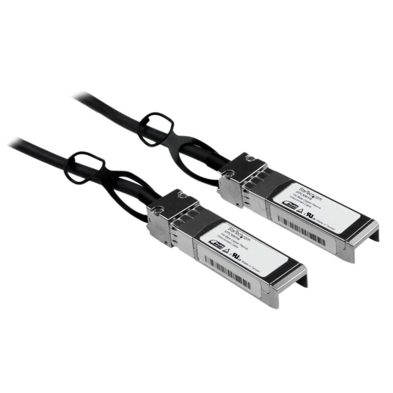 StarTech.com Cisco SFP-H10GB-CU1M Compatible 1m 10G SFP+ to SFP+ Direct Attach Cable Twinax - 10GbE SFP+ Copper DAC 10 Gbps Low