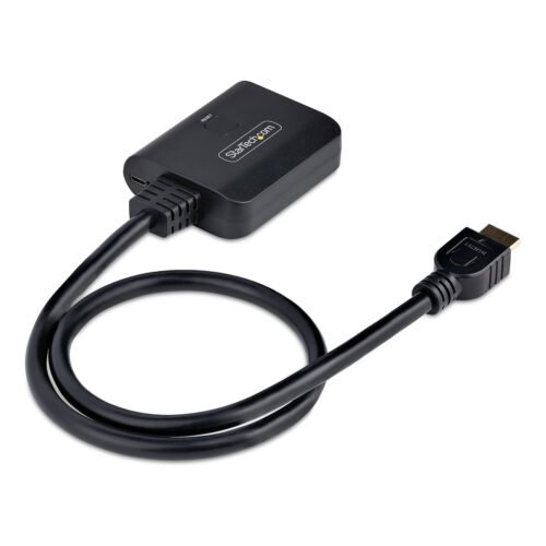 StarTech.com 2-Port HDMI Splitter, 4K 60Hz HDMI 2.0 Video, 4K HDMI Splitter 1 In 2 Out, 1x2 HDMI Display/Output Splitter, HDR/H - Image 2