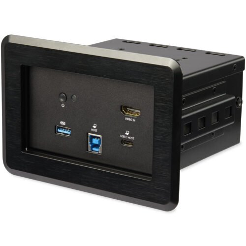 StarTech.com Conference Room Docking Station - Universal Laptop Dock - 4K HDMI, 60W Power Delivery, USB Hub, GbE, Audio - In-Ta - Image 3