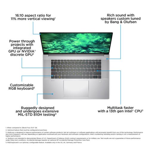 HP ZBook Studio G10 Intel® Core™ i7 i7-13700H Mobile workstation 40.6 cm (16") WUXGA 32 GB DDR5-SDRAM 1 TB SSD NVIDI - Image 4