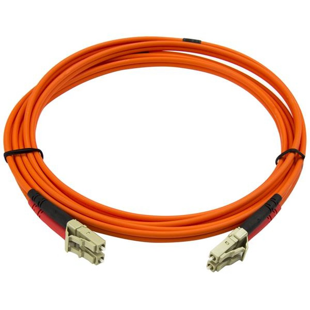 StarTech.com 2m Fiber Optic Cable - Multimode Duplex 50/125 - LSZH Fiber Jumper Cord - LC/LC - Image 2