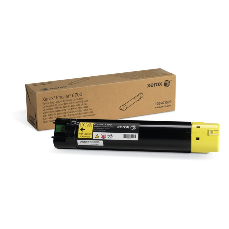 Xerox Genuine Phaser™ 6700 Yellow High capacity Toner Cartridge (12000 Pages) - 106R01509