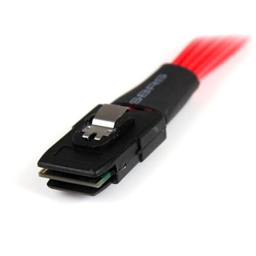 StarTech.com 1m Serial Attached SCSI SAS Cable - SFF-8087 to 4x Latching SATA - Image 3