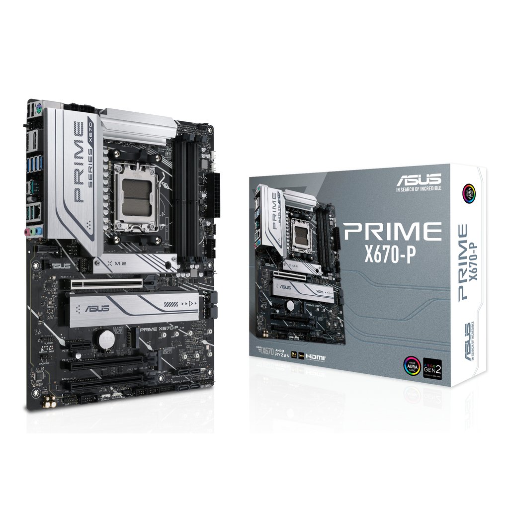 ASUS PRIME X670-P AMD X670 Socket AM5 ATX