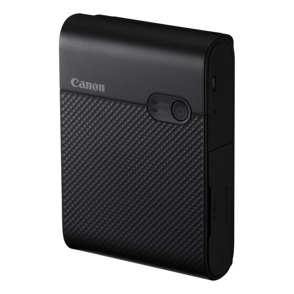 Canon SELPHY SQUARE QX10 Portable Colour Photo Wireless Printer, Black - Image 2