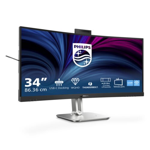 Philips 6000 series 34B2U6603CH/00 computer monitor 86.4 cm (34") 3440 x 1440 pixels Wide Quad HD LCD Grey - Image 5
