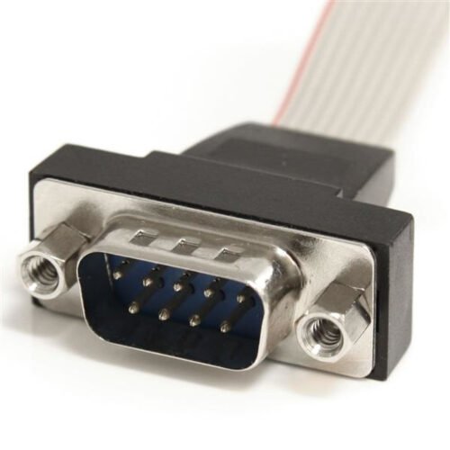StarTech.com 16in 9 Pin Serial Male to 10 Pin Motherboard Header Panel Mount Cable - Image 2