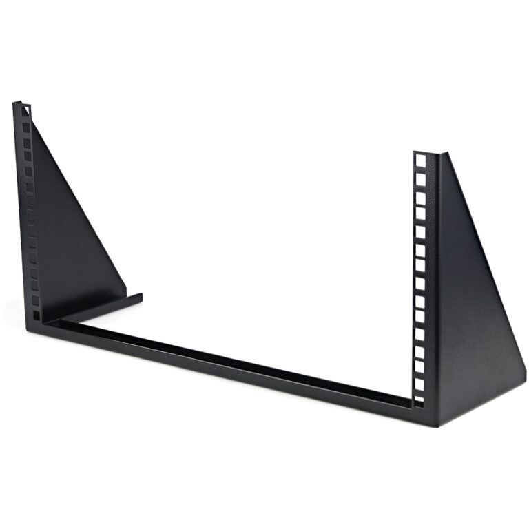 StarTech.com 5U Vertical Wall Mount Rack - 19in Low Profile Open Wall Mounting Bracket - Network/Server Room/Data/AV/IT/Patch P
