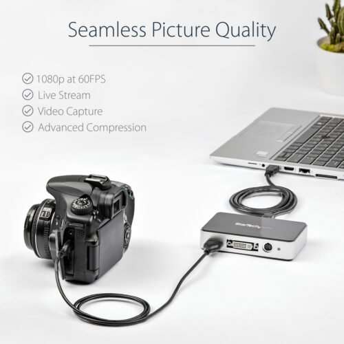 StarTech.com USB 3.0 Video Capture Device - HDMI / DVI / VGA / Component HD Video Recorder - 1080p 60fps - TAA - Image 3