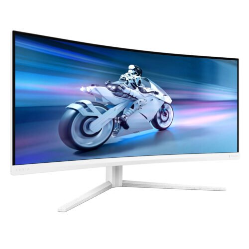 Philips 34M2C5501A/00 computer monitor 86.4 cm (34") 3440 x 1440 pixels Wide Quad HD LCD White - Image 6