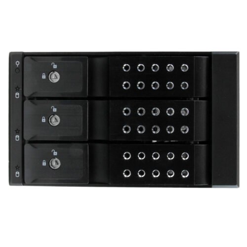 StarTech.com 3 Bay Aluminum Trayless Hot Swap Mobile Rack Backplane for 3.5in SAS II/SATA III - 6 Gbps HDD - Image 6