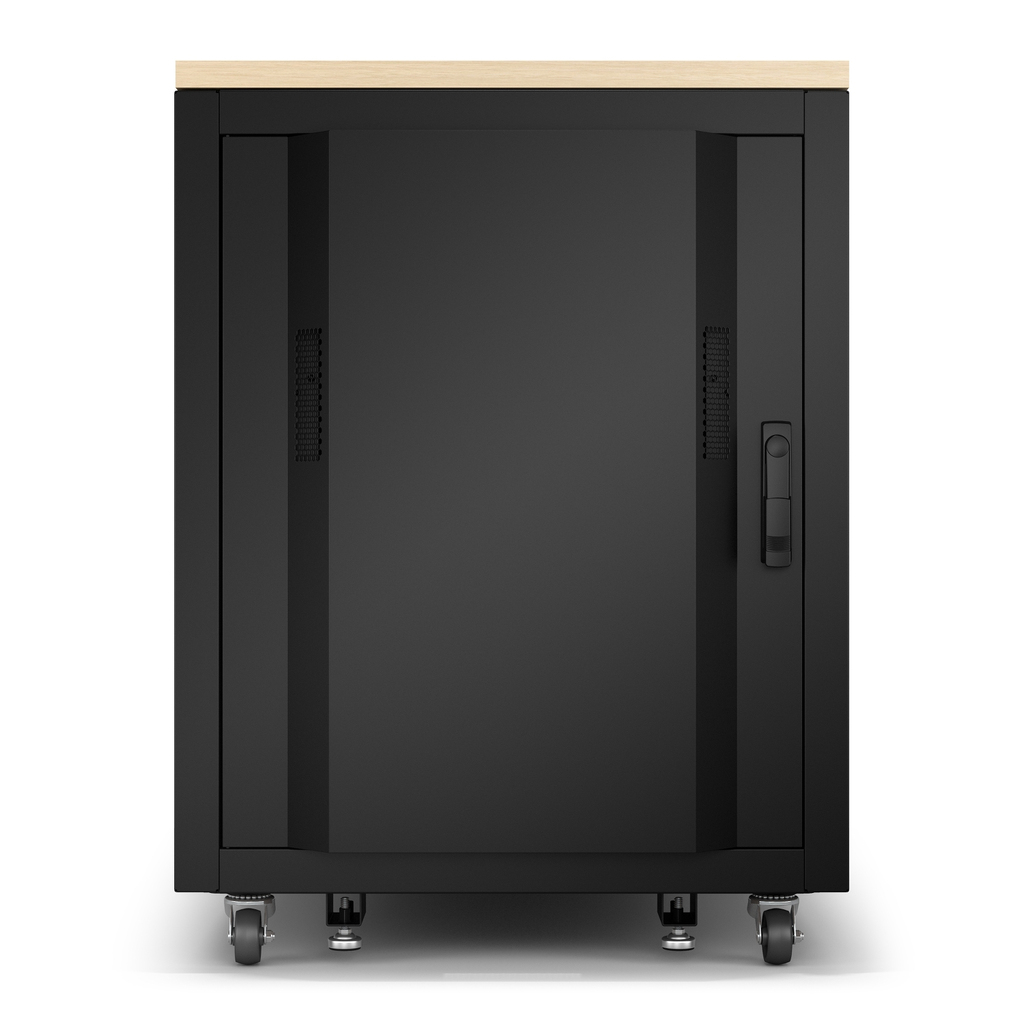APC NetShelter Soundproof, 17U, Server Rack Enclosure, 230V, Maple - Image 3
