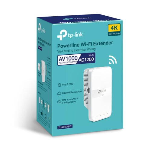 TP-Link TL-WPA7617 PowerLine network adapter 1200 Mbit/s Ethernet LAN Wi-Fi White 1 pc(s) - Image 2