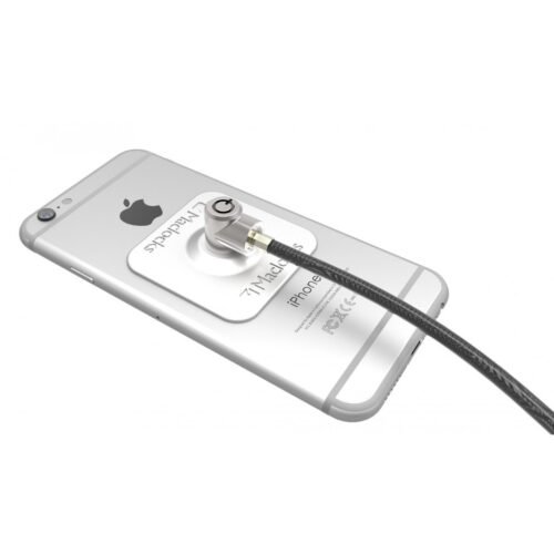 Compulocks Universal Tablet Lock Plate with Keyed Cable Lock Black - Image 2