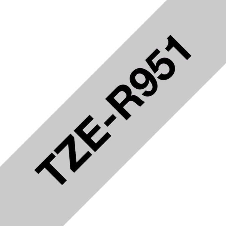 Brother TZE-R951 label-making tape Black on silver
