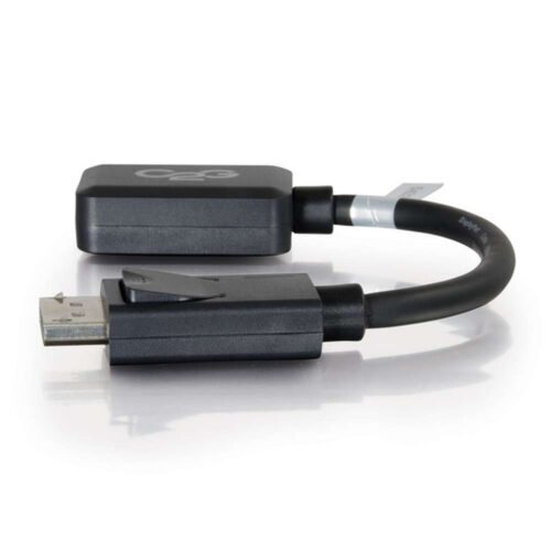 C2G 8in DisplayPort™ Male to HDMI Female Adapter Converter - Black - Image 2