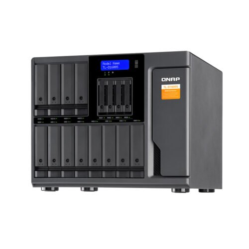 QNAP TL-D1600S storage drive enclosure HDD/SSD enclosure Black, Grey 2.5/3.5"