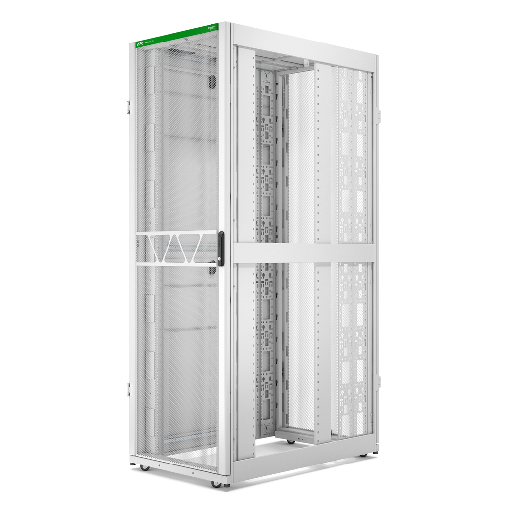 APC NetShelter SX Server Rack Gen 2, 48U, 2258H x 750W x 1200D mm, with Sides, White - Image 2
