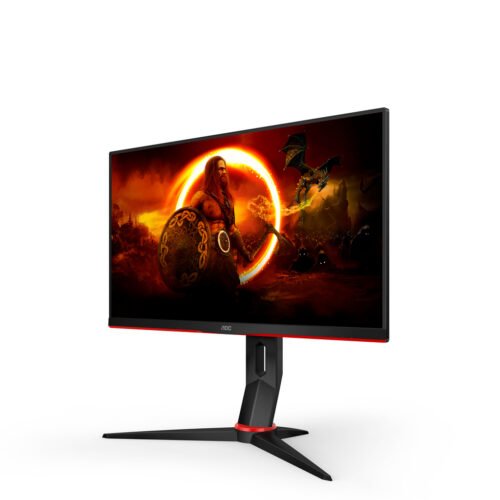 AOC G2 Q24G2A/BK LED display 60.5 cm (23.8") 2560 x 1440 pixels Quad HD LCD Black, Red - Image 5