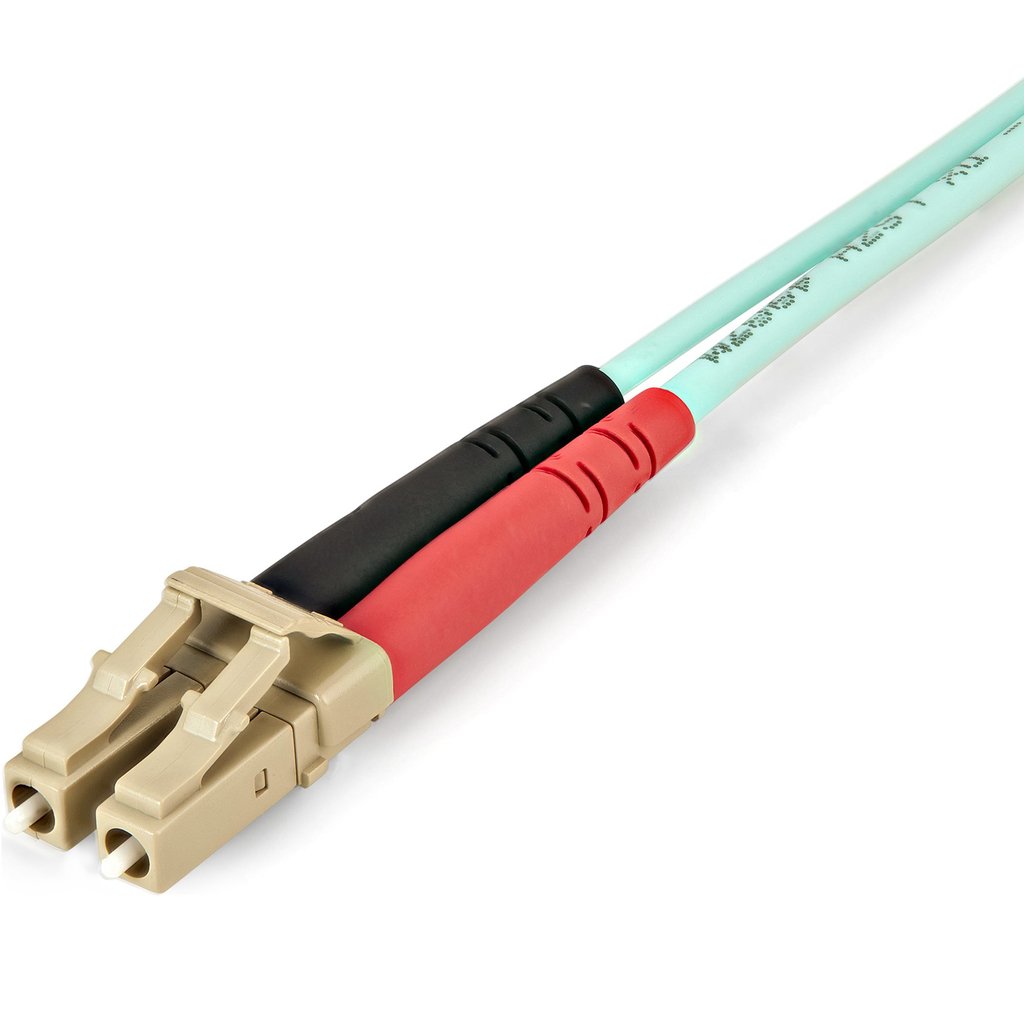 StarTech.com 5m (16.4ft) LC/UPC to LC/UPC OM4 Multimode Fiber Optic Cable, 50/125µm LOMMF/VCSEL Zipcord Fiber, 100G, Low Inser - Image 3