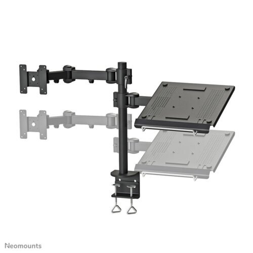 Neomounts FPMA-D960NOTEBOOK Monitor arm with laptop holder 10-27" - Image 2
