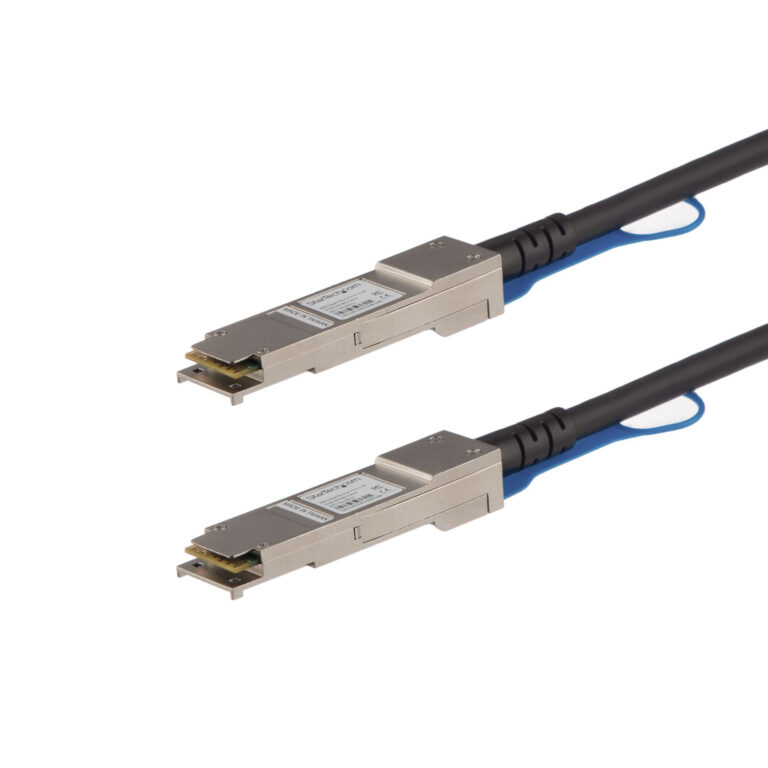 StarTech.com HPE JG326A Compatible 1m 40G QSFP+ to QSFP+ Direct Attach Cable Twinax - 40GbE QSFP+ Copper DAC 40 Gbps Low Power
