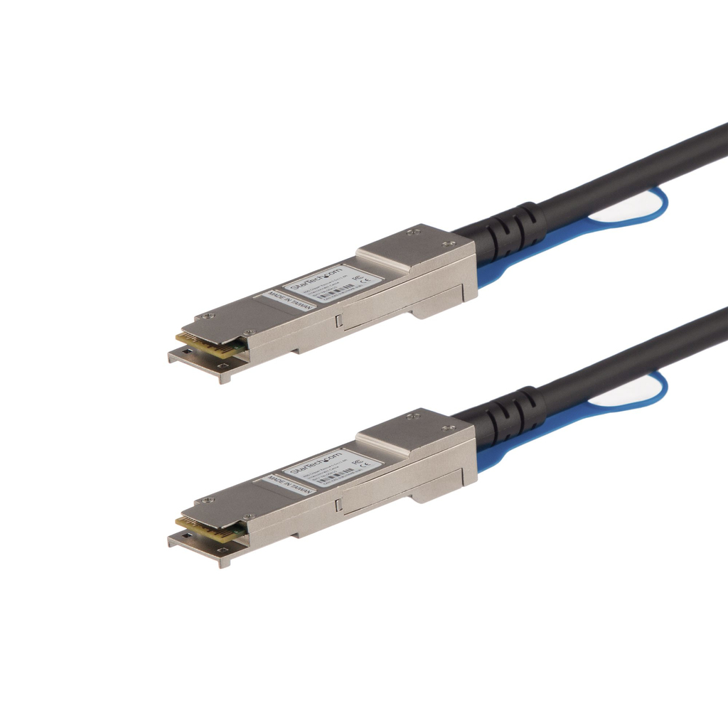 StarTech.com Juniper EX-QSFP-40GE-DAC-50CM Compatible 0.5m 40G QSFP+ to QSFP+ Direct Attach Cable Twinax - 40GbE QSFP+ Copper D