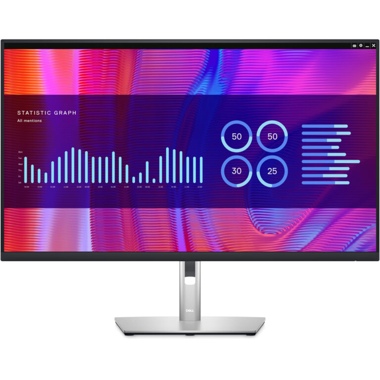 DELL P Series P3223DE computer monitor 80 cm (31.5") 2560 x 1440 pixels Quad HD LCD Black