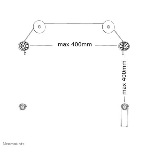 Neomounts PLASMA-W800 TV mount wall 32-55" - fixed - Image 3