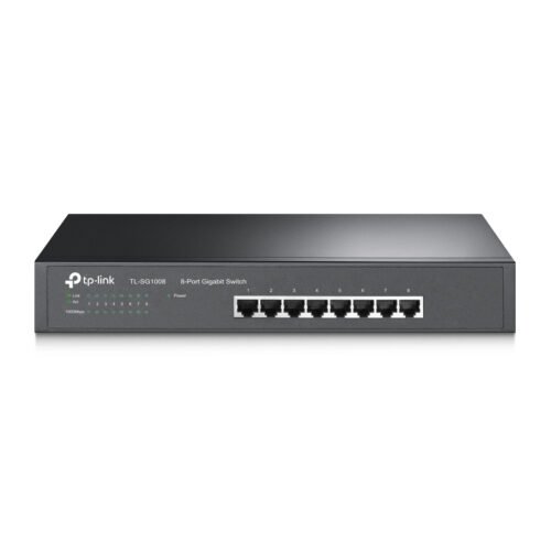 TP-Link TL-SG1008 network switch Unmanaged Gigabit Ethernet (10/100/1000) Black