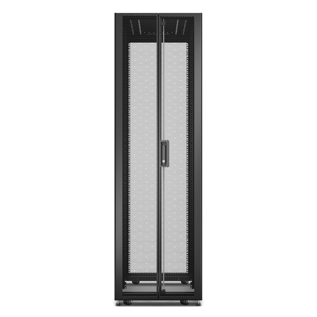 APC Easy Rack, 42U, Black, With Roof, Castors, Feet, 4 Brackets, and Side Panels, No Bottom, 1991H x 600W x 1000D mm - Image 2