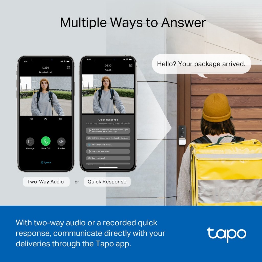 TP-Link Tapo Smart Battery Video Doorbell - Image 8