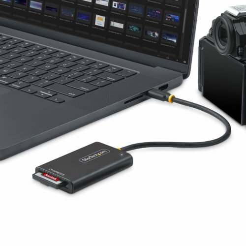 StarTech.com USB-C CFexpress Type B Card Reader, USB 10Gbps, Portable Memory Card Reader, USB Type-C to CF Express 2.0 Adapter, - Image 3