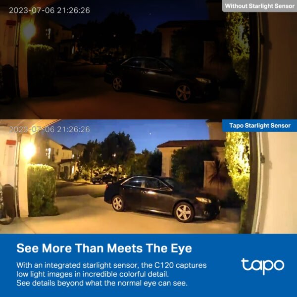 TP-Link Tapo Indoor/Outdoor Wi-Fi Home Security Camera - Image 7