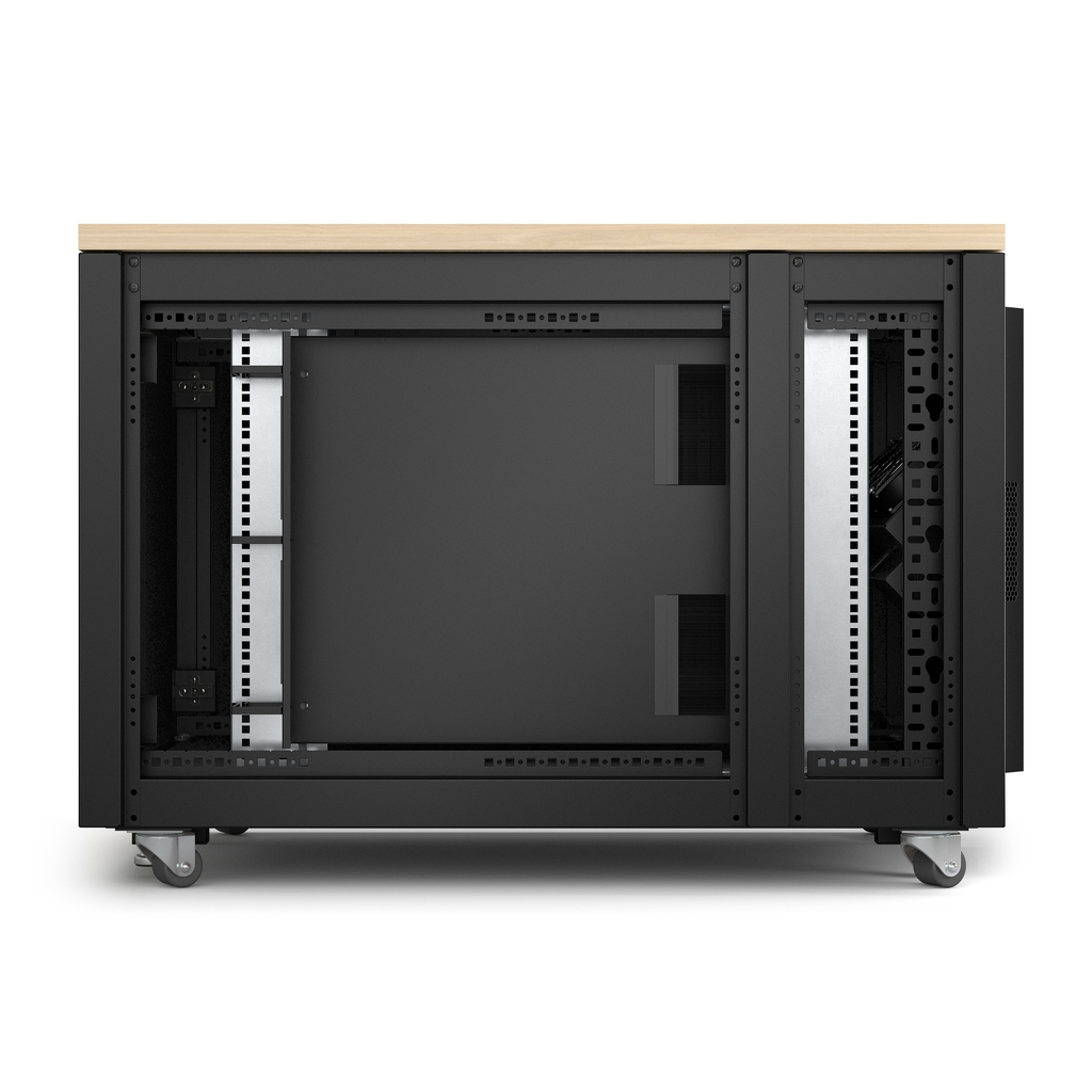 APC NetShelter Soundproof, 12U, Server Rack Enclosure, Maple - Image 4