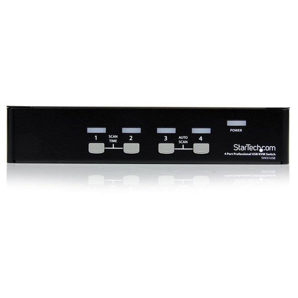 StarTech.com 4 Port Professional VGA USB KVM Switch with Hub - Image 2