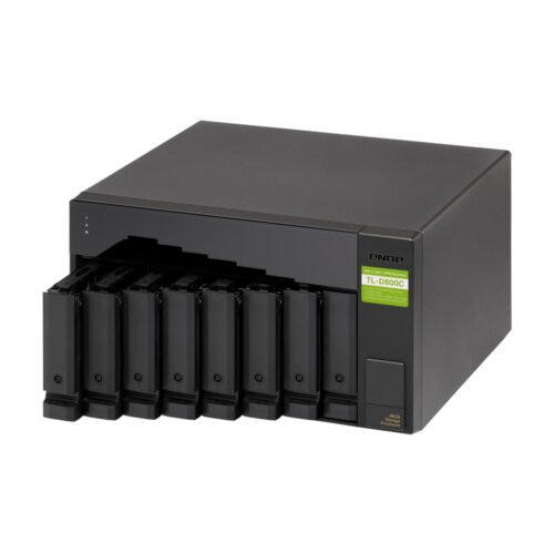 QNAP TL-D800C storage drive enclosure HDD/SSD enclosure Black, Grey 2.5/3.5" - Image 15