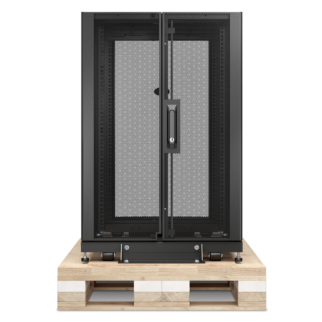 APC NetShelter SX, Server Rack Enclosure, 18U, Shock Packaging, Black, 925H x 600W x 900D mm - Image 4