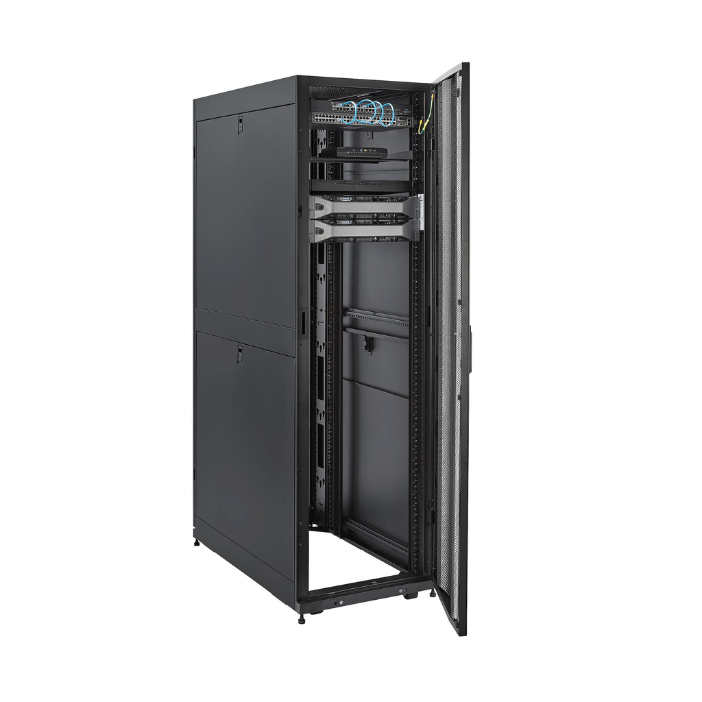 StarTech.com 4-Post 42U Server Rack Cabinet, 19" Data Rack Cabinet for Computer / AV / IT Equipment mount, Rack Server Cabinet - Image 10