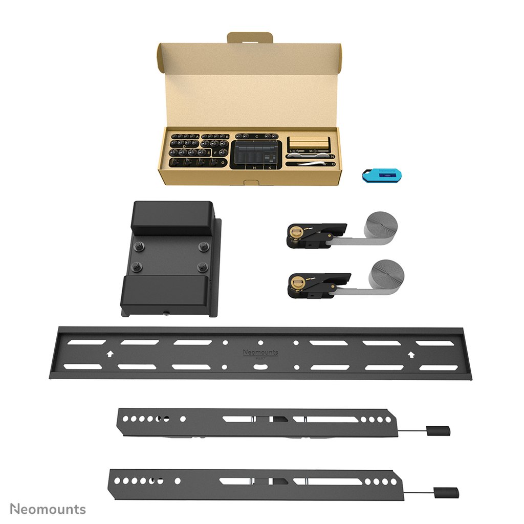 Neomounts WL30S-910BL16 TV pillar mount 40-75" - fixed - lockable - diam. 25-100 cm - portrait - Image 13